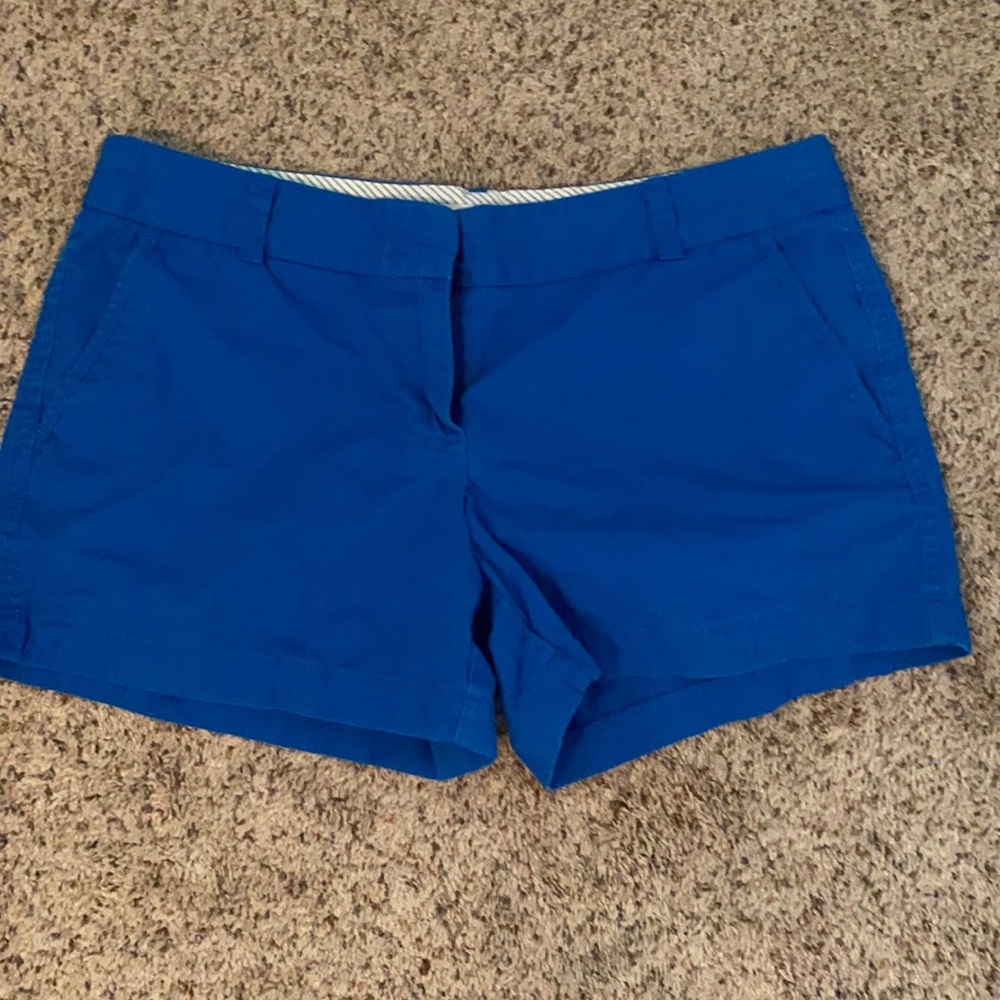 J Crew blue chino shorts